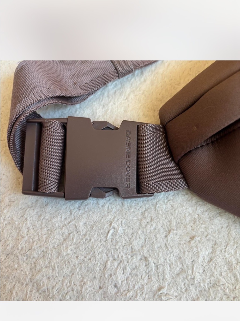 Dagne Dover Mauve Taupe Crossbody Sling Bag - Picture 5 of 6
